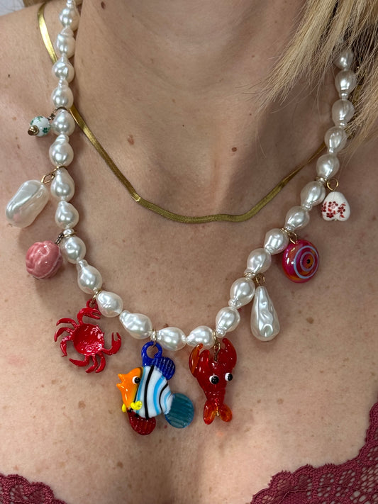 COLLANA PERLE E CHARME MARINI