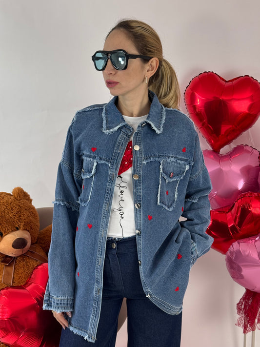 CAMICIONE JEANS LOVE