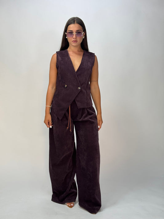 COORDINATO BURGUNDY