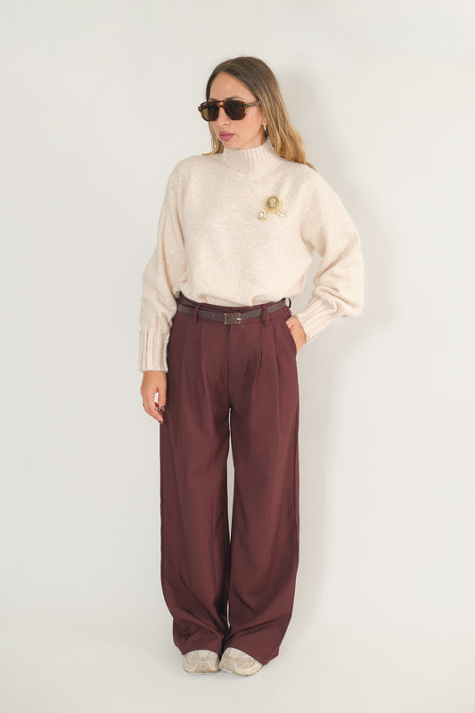 PANTALONE BLAIR BORDEAUX