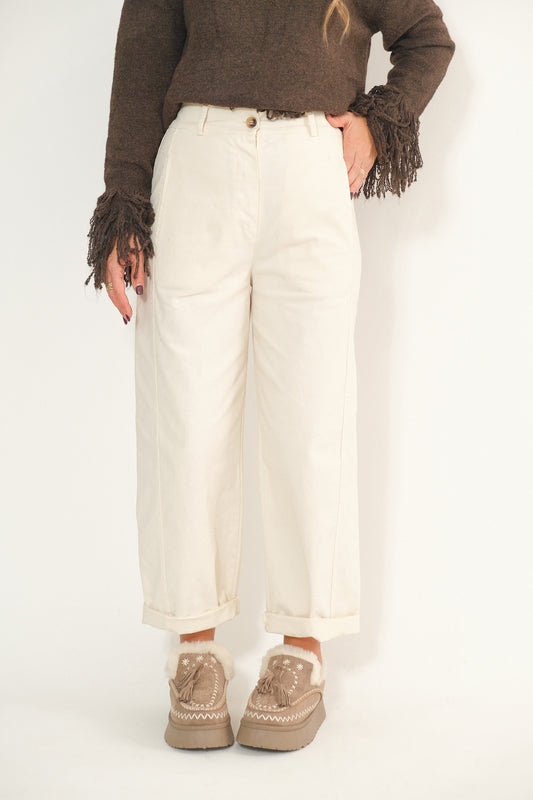 PANTALONE BEATRICE BURRO
