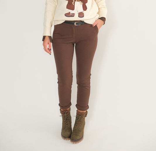 PANTALONE COMFORT CHOCO