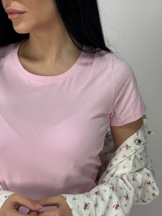 T-SHIRT BASIC ROSA