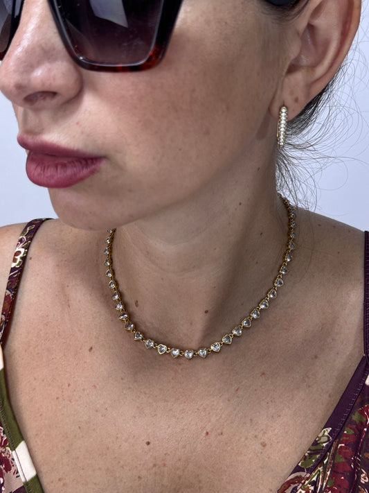 COLLANA MUMBAI STRASS