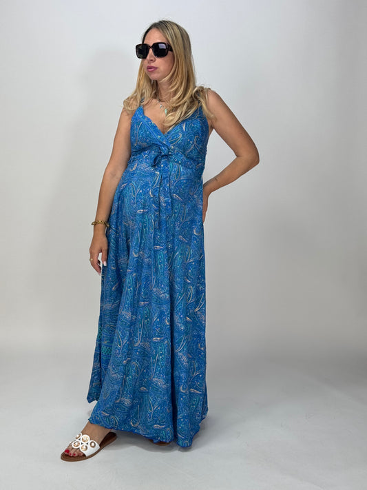 VESTITO FANTASY BLU