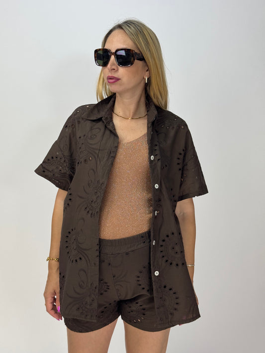 COORDINATO SUN SANGALLO CHOCO