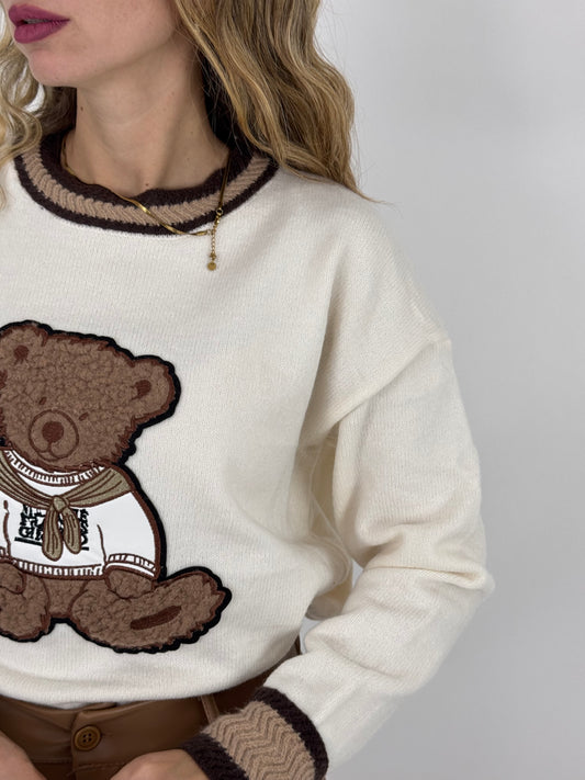 MAGLIONE SEWN TEDDY BURRO