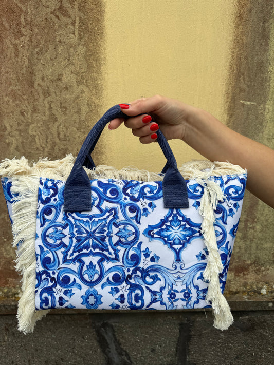 BORSA VIETRI BLU