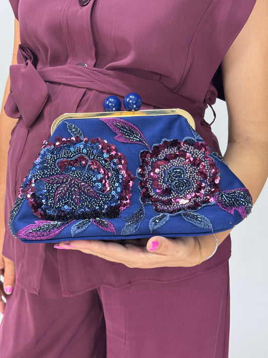 POCHETTE MANILA BLU