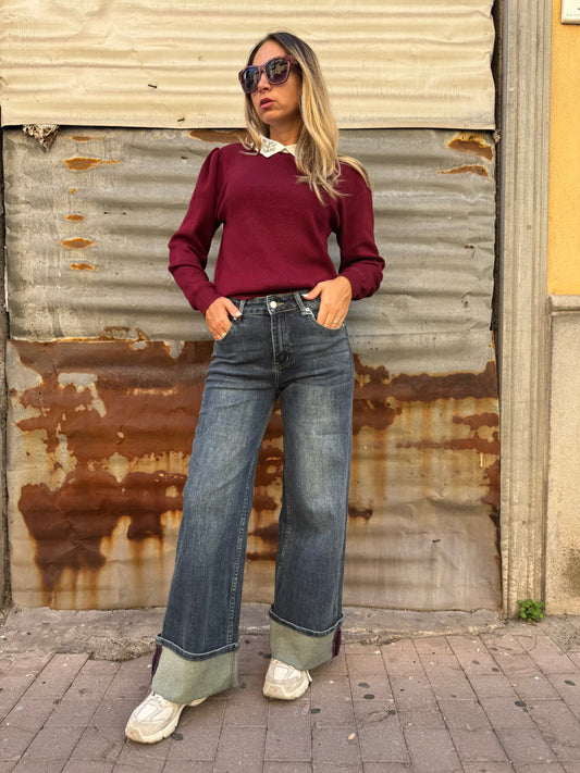 JEANS MALENA PIEGONE