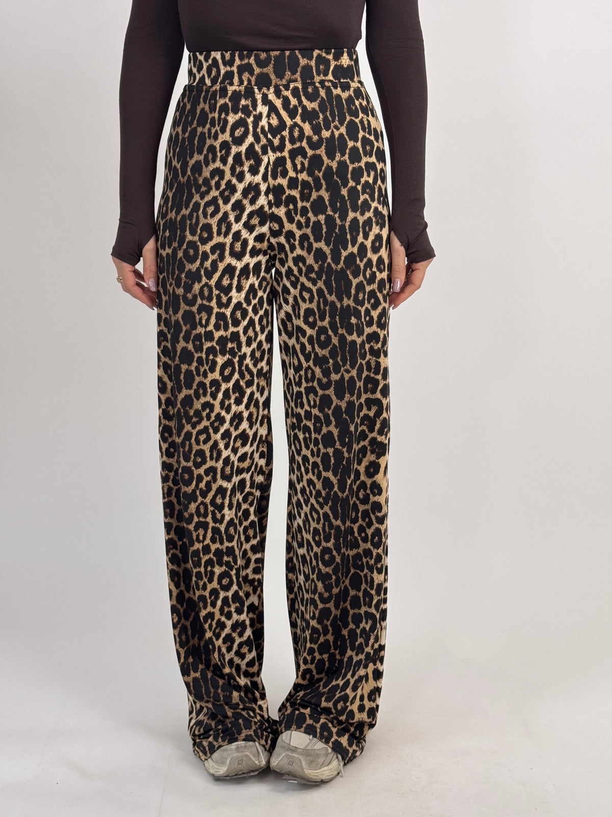 Pantaloni iviera Twill di seta con motivo Toile de Jouy Sauvage Pantaloni iviera Twill di seta con motivo Toile de Jouy Sauvage