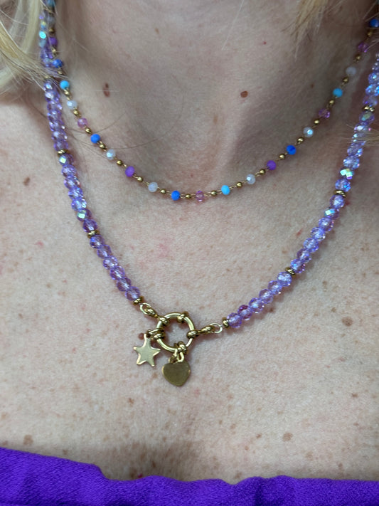 COLLANA CORALLI COLORATI
