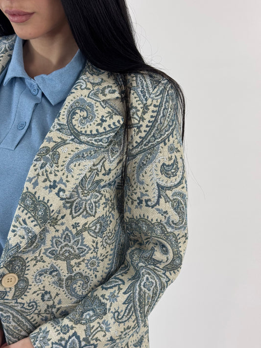 BLAZER MAGGIE AZZURRO