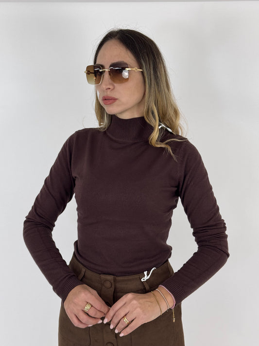 MAGLIONCINO MEZZO COLLO CHOCO