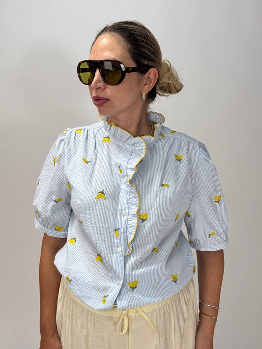 CAMICIA LEMON A RIGHE