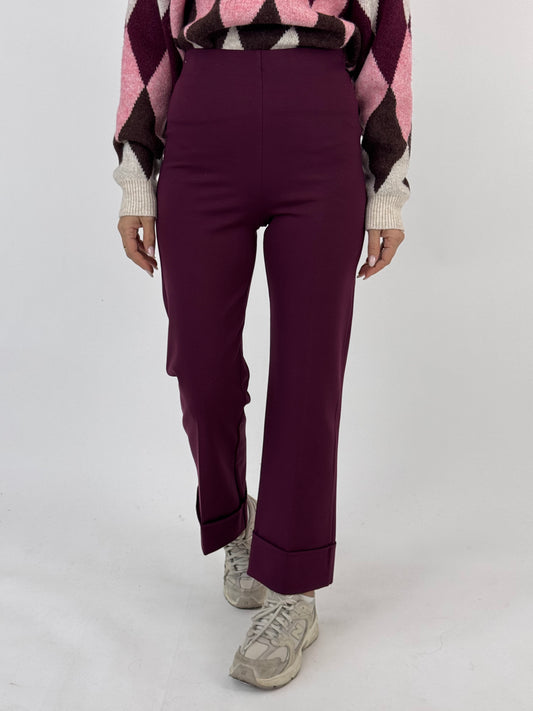 PANTALONE DAFNE PRUGNA