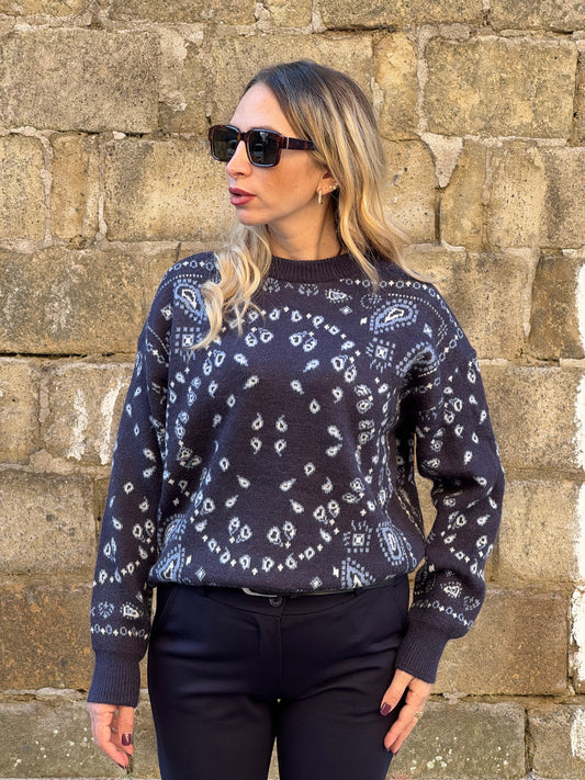 MAGLIONE GHIRIGORI AZZURRI