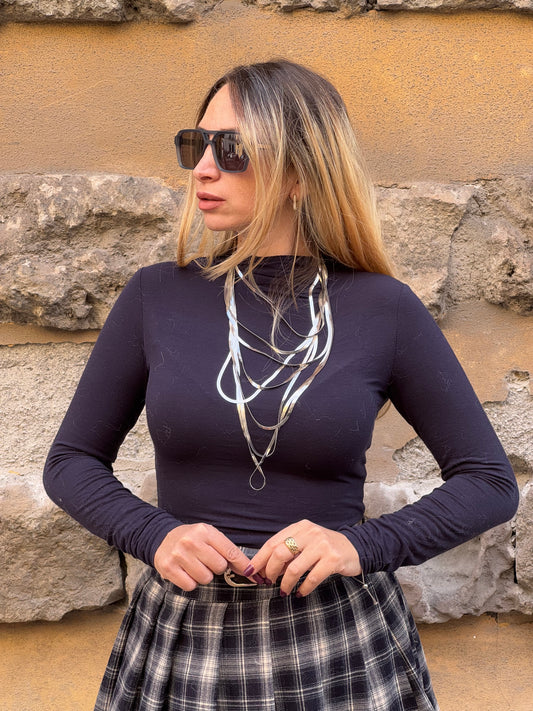 MAGLIETTINA SIMPLE BLU