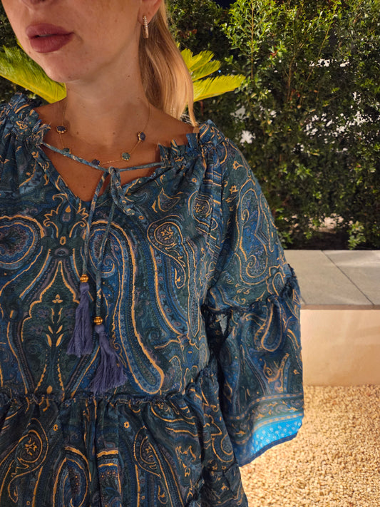 VESTITO BOHE BLUE