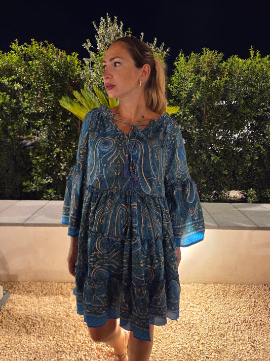 VESTITO BOHE BLUE